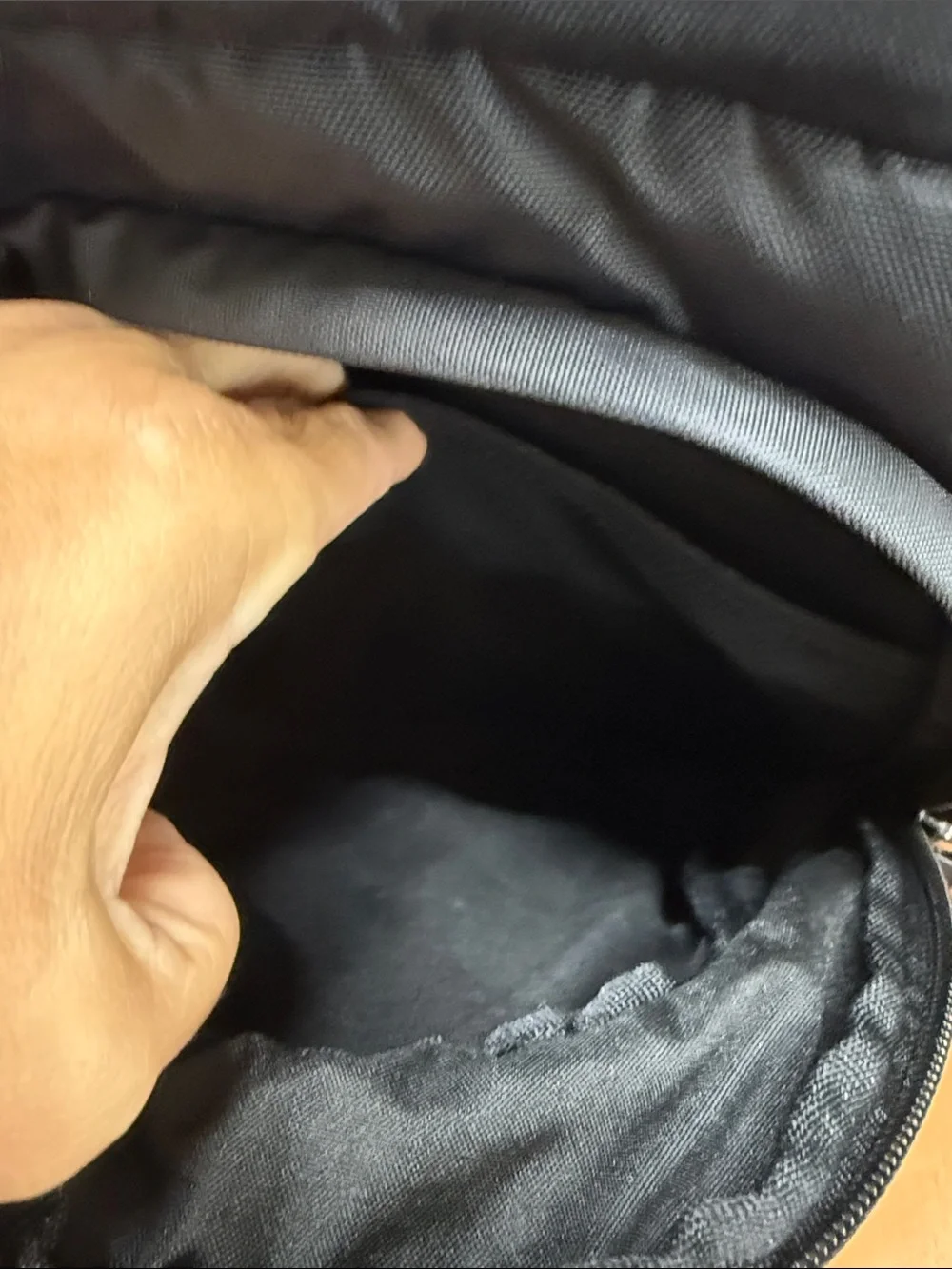 Nike Black Sling Bag with Tan Trim